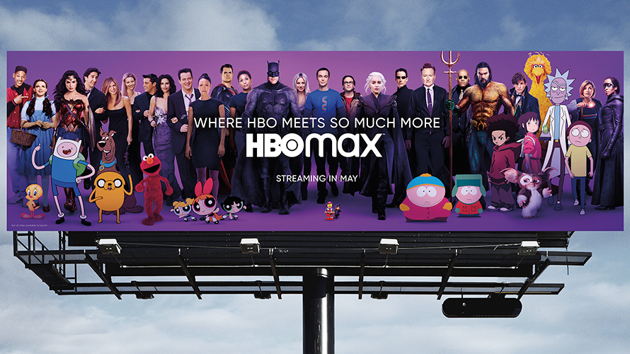 HBO MAX Content Billboard